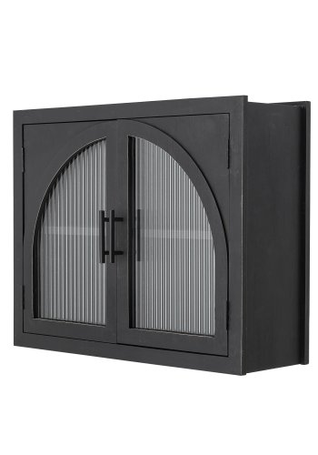 BLOOMINGVILLE Lario Skab, Sort, Fyr