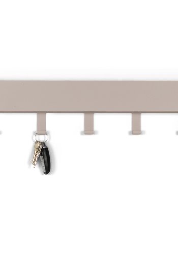 SPINDER DESIGN Dax Play 5 knagerkke, m. 5 knager og hylde - silky taupe stl