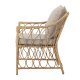 BLOOMINGVILLE Belluce udendrs loungestol, m. taburet, armln og hynder - natur polyrattan