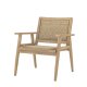 BLOOMINGVILLE Sorrento udendrs loungestol, m. armln - natur polyrattan og natur akacietr