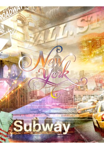 ARTGEIST fototapet - Colorsof  NYC, farverige New York (flere strrelser)