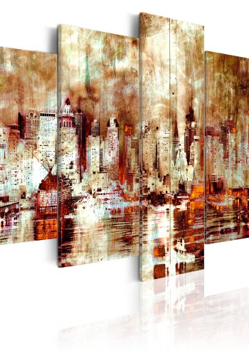 ARTGEIST billede, 5-delt - City of Shadows - Flere strrelser