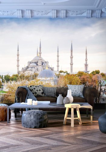 ARTGEIST - Fototapet af moskeen Hagia Sophia i Istanbul - Flere strrelser