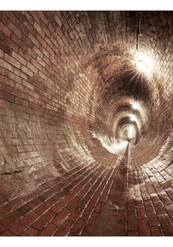 ARTGEIST fototapet - Underground Corridor, undergrund (flere strrelser)