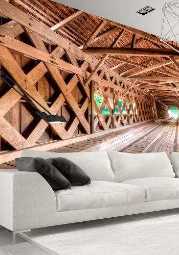 ARTGEIST fototapet - Wooden Bridge, smukke trplanker som bro (flere strrelser)