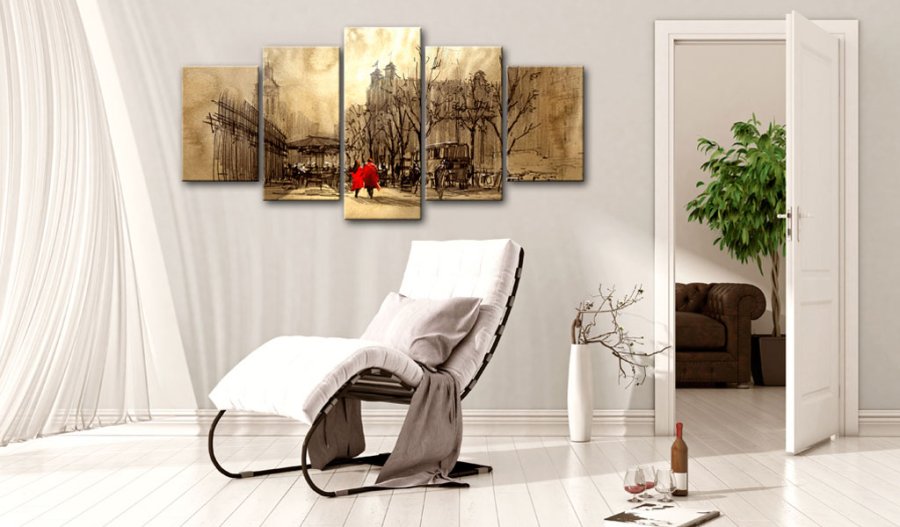 ARTGEIST billede, 5-delt - Time Travels - Flere strrelser