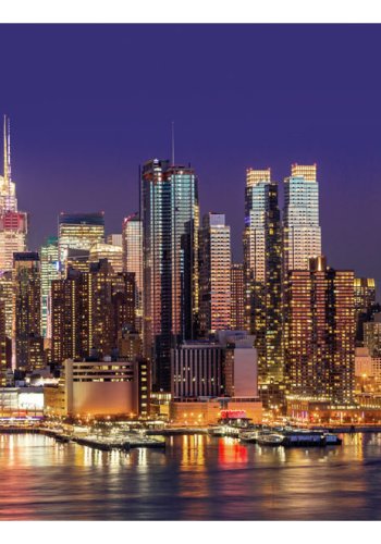 ARTGEIST fototapet - NYC: Night City, New York om natten (flere strrelser)