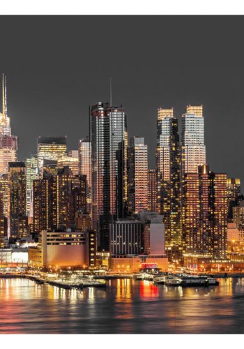 ARTGEIST fototapet - NYC: Twilight, New York om natten (flere strrelser)