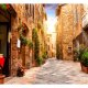ARTGEIST fototapet - Colourful Street in Tuscany, smuk gade i Toscana