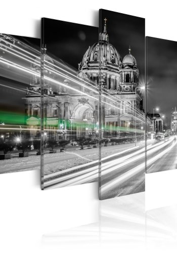 ARTGEIST billede, 5-delt - Berlin at Night - Flere Strrelser