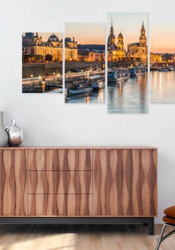 ARTGEIST billede i kork, 5-delt - Dresden, Germany - Flere strrelser