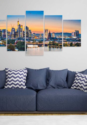 ARTGEIST billede, 5-delt - Frankfurt am Main, Germany - Flere Strrelser