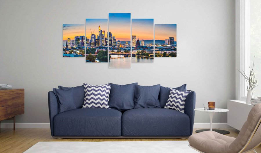 ARTGEIST billede, 5-delt - Frankfurt am Main, Germany - Flere Strrelser