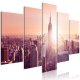ARTGEIST billede, 5-delt - Sun over Manhattan Wide Orange - Flere strrelser