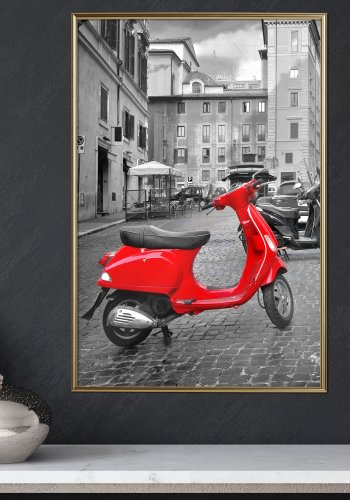 ARTGEIST Plakat med ramme - The Most Beautiful Scooter