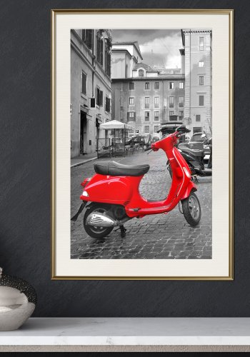 ARTGEIST Plakat med ramme - The Most Beautiful Scooter