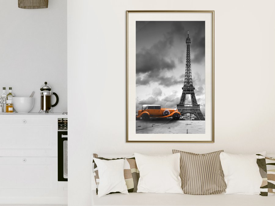 ARTGEIST Plakat med ramme - Under the Eiffel Tower