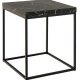 ACT NORDIC Barossa sofabord, kvadratisk - sort papir Marquina marmorlook og sort stl (40x40)