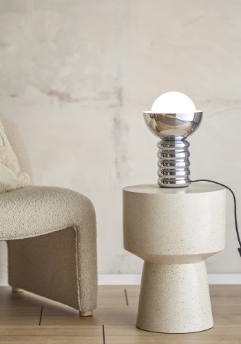 BLOOMINGVILLE Spike Bordlampe, Slv, Metal