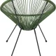 KARE DESIGN Acapulco Green lnestol/havestol - grn polyethylen og stl