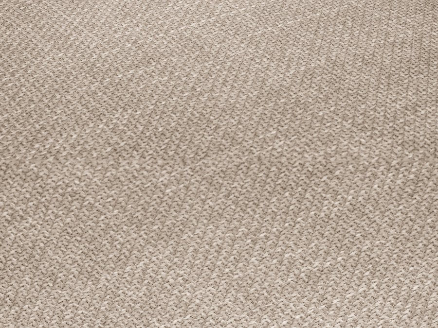 MICADONI Ruby sofa, 2 sder - beige stof og sort plast