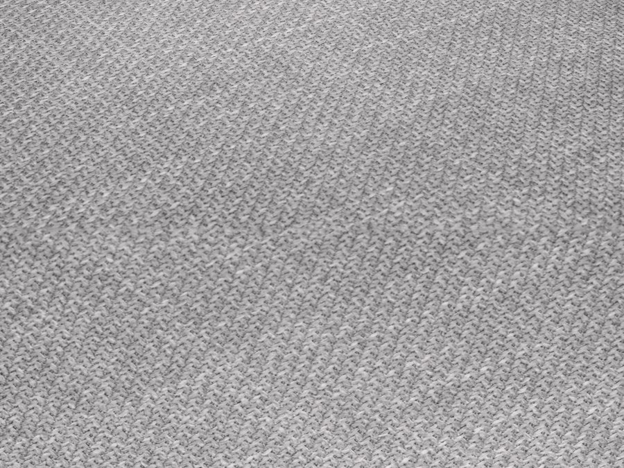 MICADONI Ruby sofa, 3 sder - gr stof og sort plast