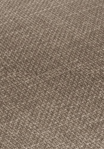 MICADONI Ruby sofa, 4 sder - beige stof og sort plast