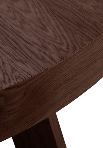 MICADONI Dustin spisebord, m. 2 tillgsplader - brun egefinér og tr (130/230x130x76)