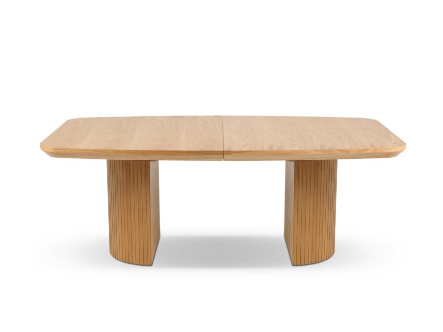 MICADONI Mana spisebord, m. 2 tillgsplader - natur tr (200/300x110x75)