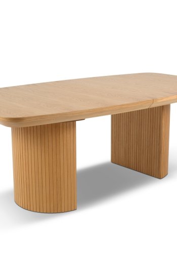 MICADONI Mana spisebord, m. 2 tillgsplader - natur tr (200/300x110x75)