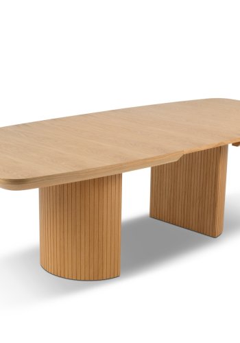 MICADONI Mana spisebord, m. 2 tillgsplader - natur tr (200/300x110x75)