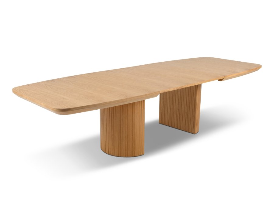 MICADONI Mana spisebord, m. 2 tillgsplader - natur tr (200/300x110x75)