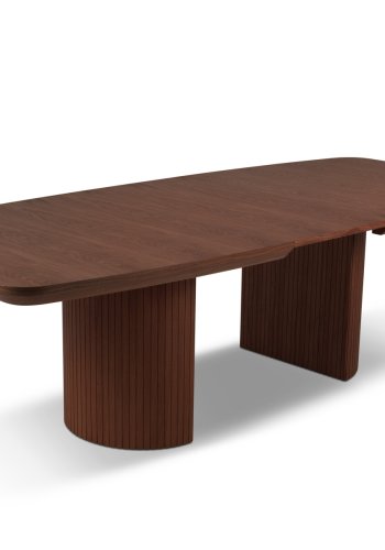 MICADONI Mana spisebord, m. 2 tillgsplader - brun tr (200/300x110x75)