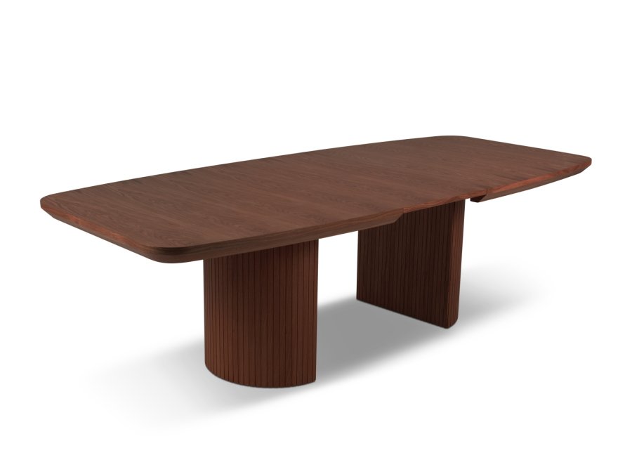 MICADONI Mana spisebord, m. 2 tillgsplader - brun tr (200/300x110x75)