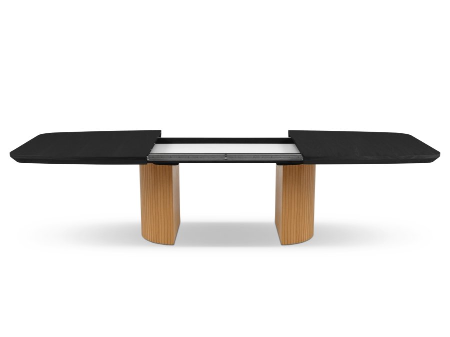 MICADONI Mana spisebord, m. 2 tillgsplader - natur tr (200/300x110x75)