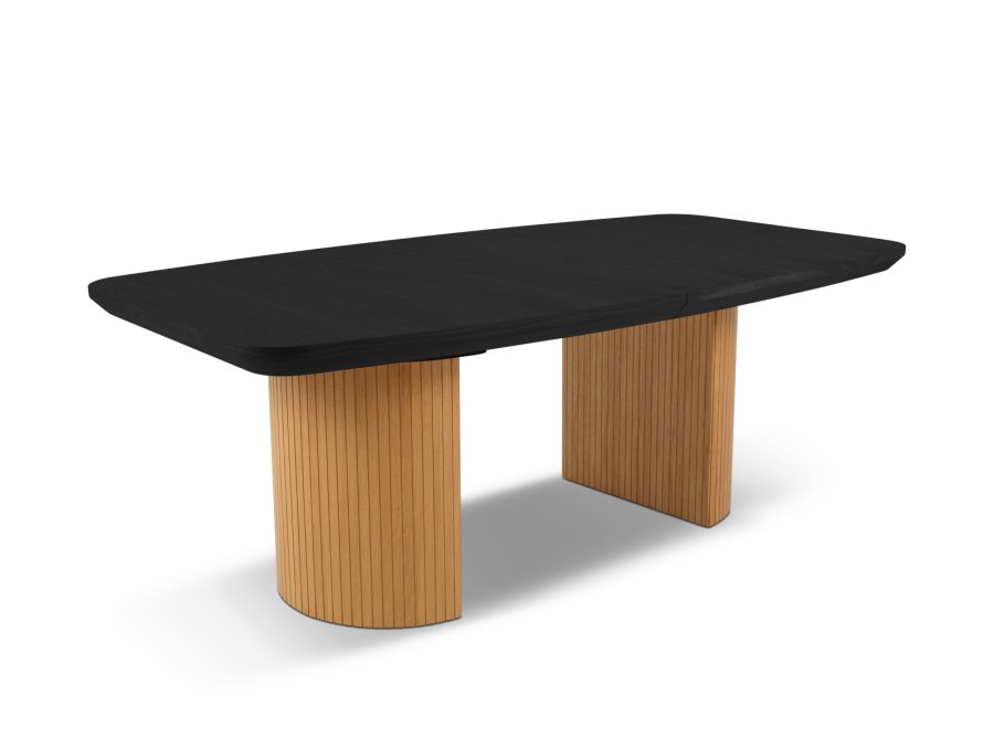 MICADONI Mana spisebord, m. 2 tillgsplader - natur tr (200/300x110x75)