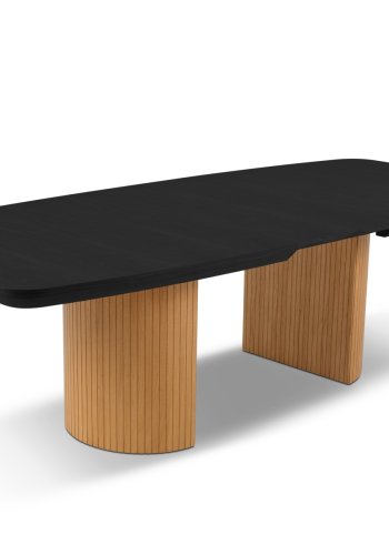 MICADONI Mana spisebord, m. 2 tillgsplader - natur tr (200/300x110x75)