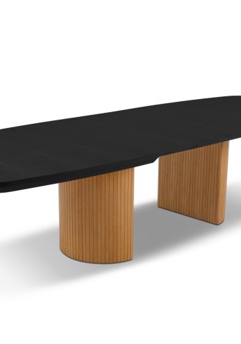 MICADONI Mana spisebord, m. 2 tillgsplader - natur tr (200/300x110x75)