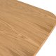 MICADONI Mana spisebord, m. 2 tillgsplader - natur og brun tr (200/300x110x75)