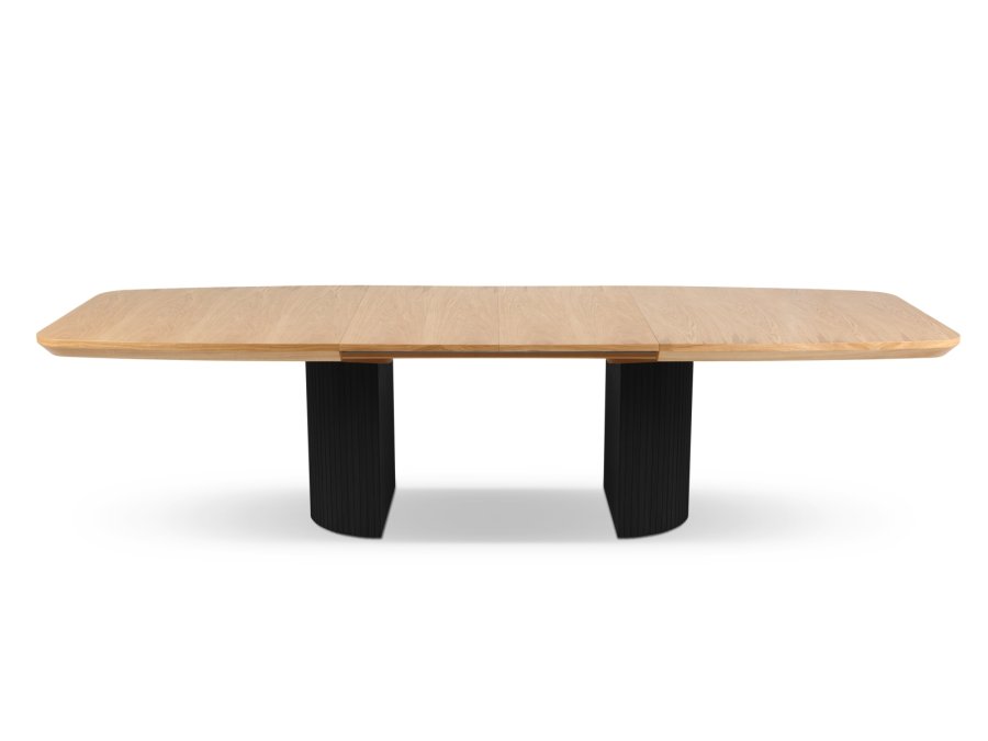 MICADONI Mana spisebord, m. 2 tillgsplader - natur tr (200/300x110x75)