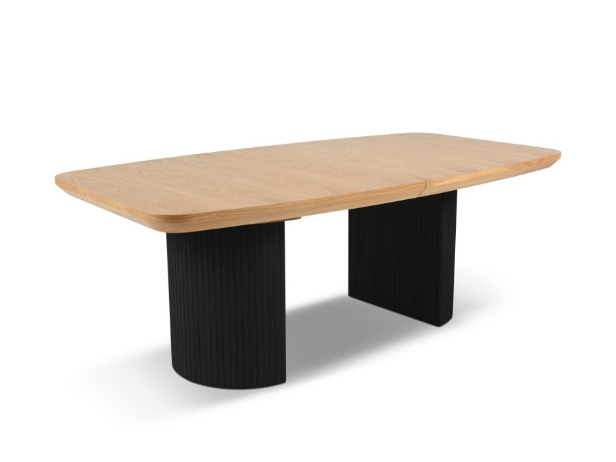 MICADONI Mana spisebord, m. 2 tillgsplader - natur tr (200/300x110x75)