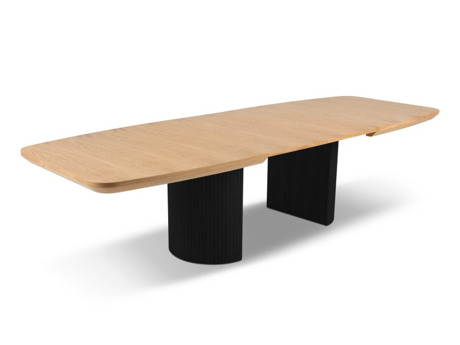 MICADONI Mana spisebord, m. 2 tillgsplader - natur tr (200/300x110x75)