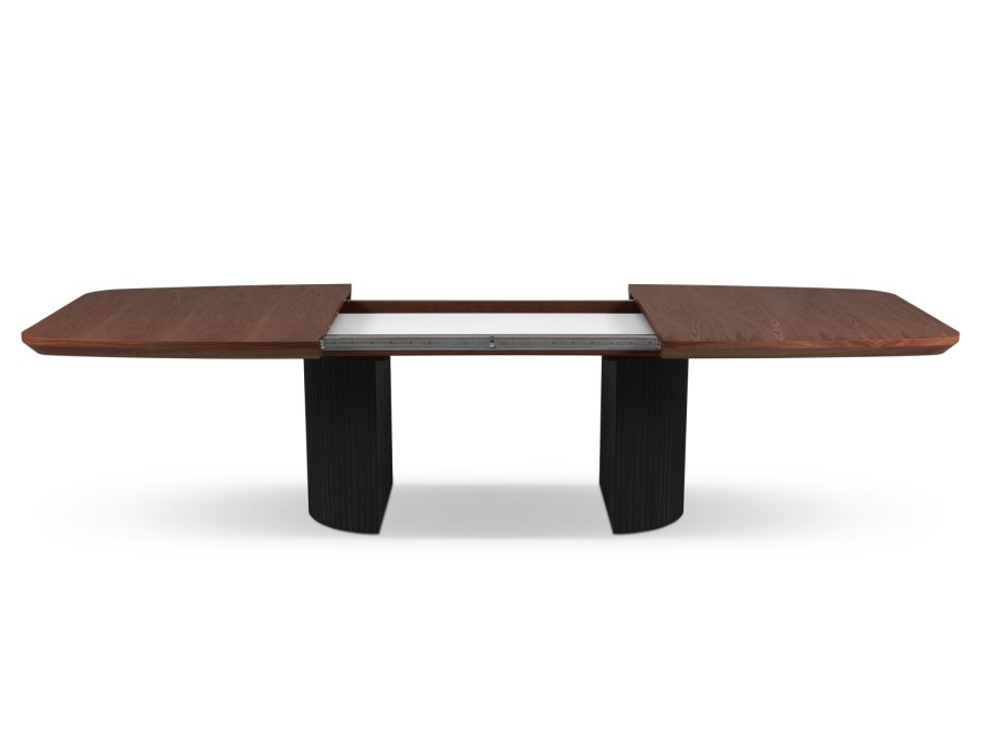 MICADONI Mana spisebord, m. 2 tillgsplader - brun tr (200/300x110x75)