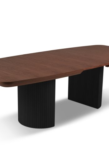 MICADONI Mana spisebord, m. 2 tillgsplader - brun tr (200/300x110x75)