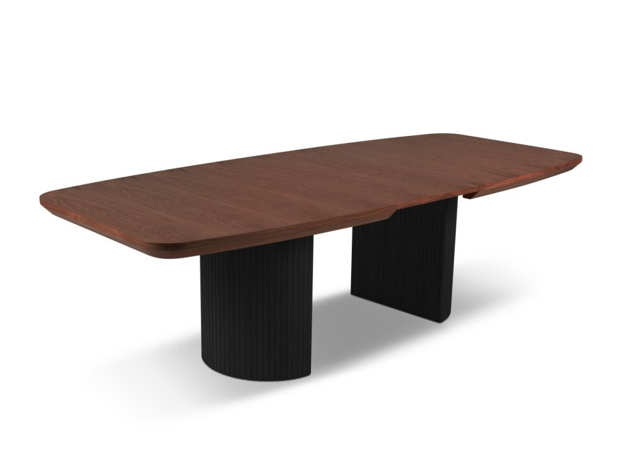 MICADONI Mana spisebord, m. 2 tillgsplader - brun tr (200/300x110x75)