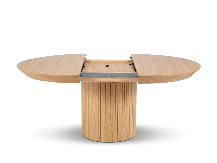 MICADONI Nicole spisebord, m. 1 tillgsplade - natur tr (130/180x130x76)