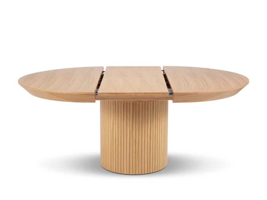 MICADONI Nicole spisebord, m. 1 tillgsplade - natur tr (130/180x130x76)