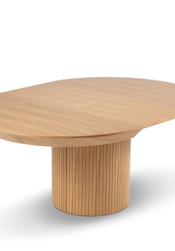 MICADONI Nicole spisebord, m. 1 tillgsplade - natur tr (130/180x130x76)