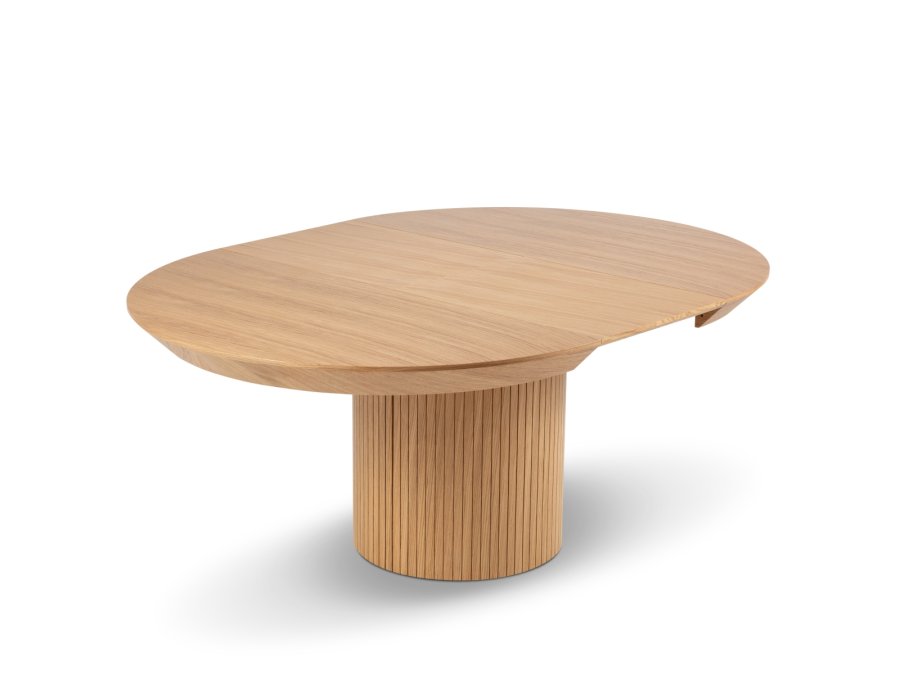 MICADONI Nicole spisebord, m. 1 tillgsplade - natur tr (130/180x130x76)