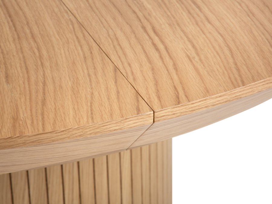 MICADONI Nicole spisebord, m. 1 tillgsplade - natur tr (130/180x130x76)